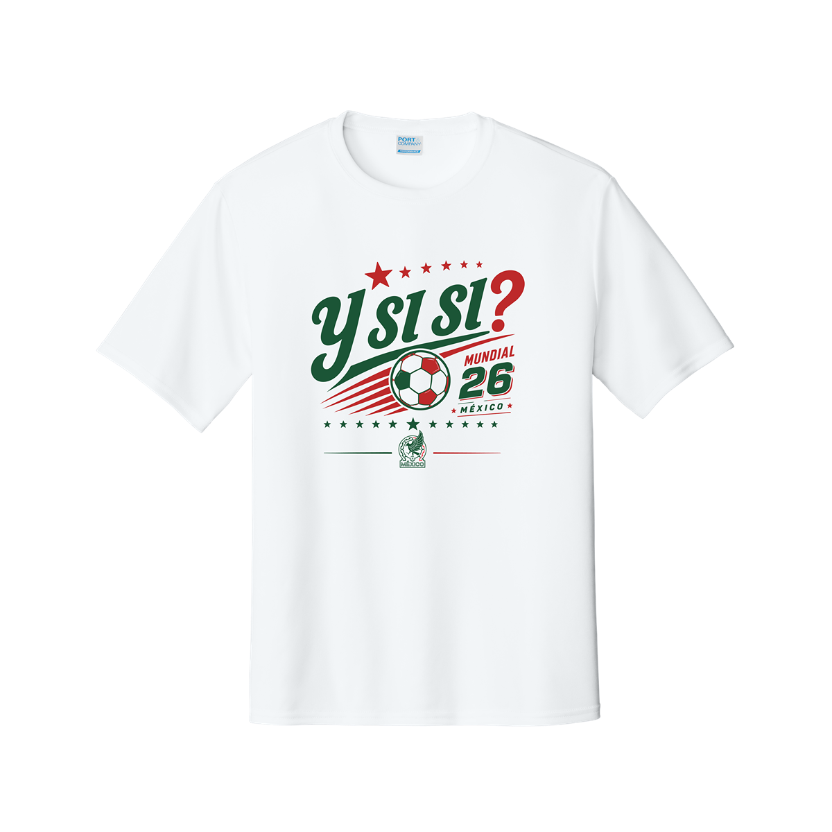 Dri Fit - Y Si SI? Mexico Shirt White