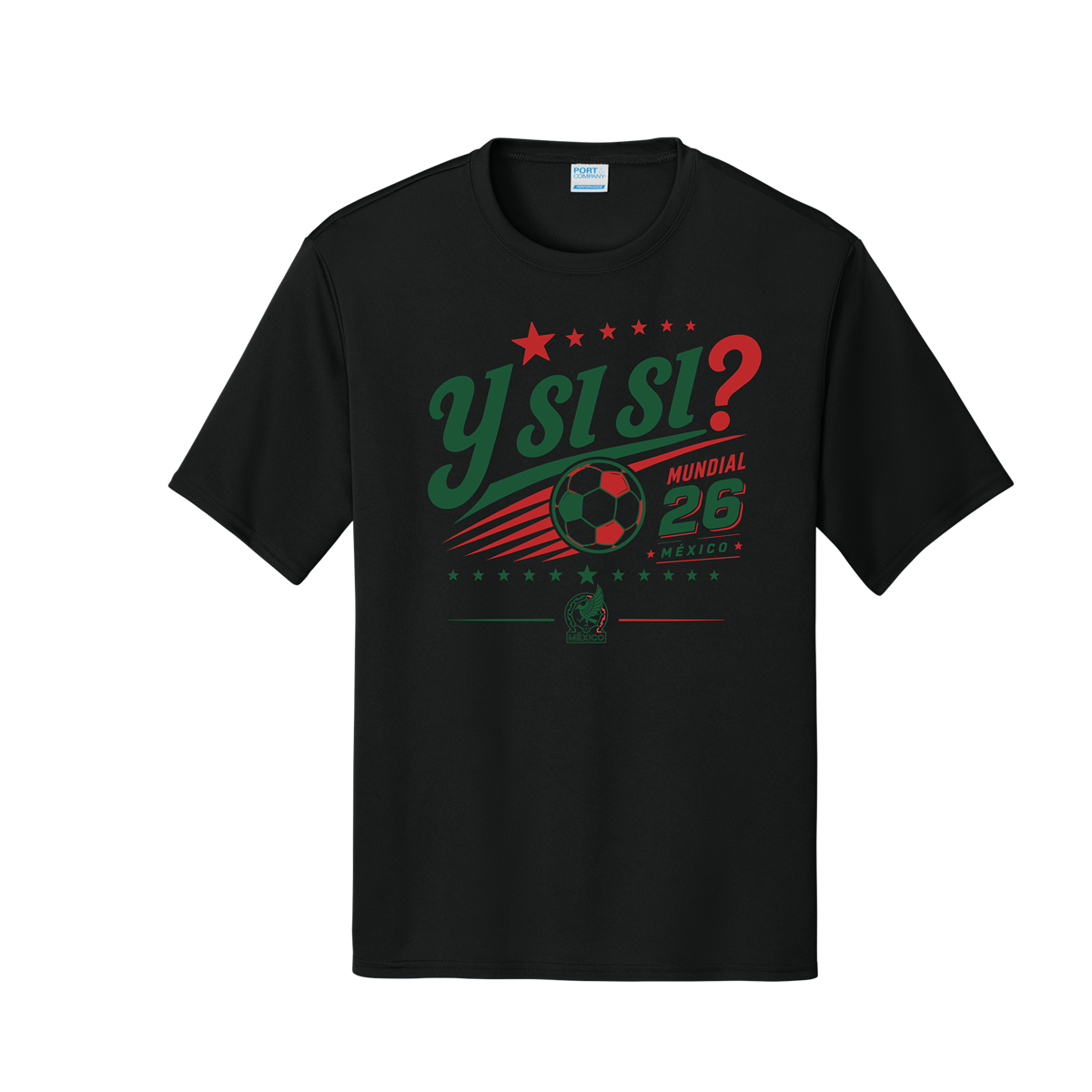 Dri Fit - Y Si SI? Mexico Shirt Black