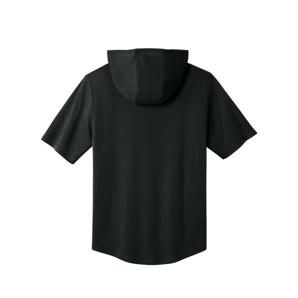 Swag Short Sleeve Hoodie - Black