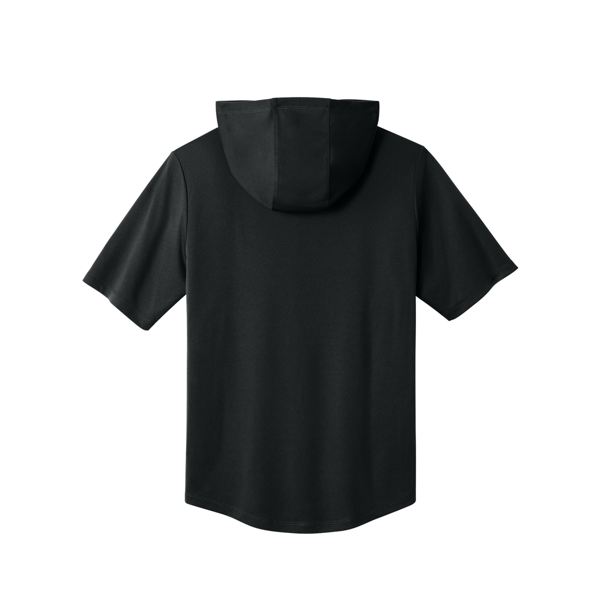 Swag Short Sleeve Hoodie - Black