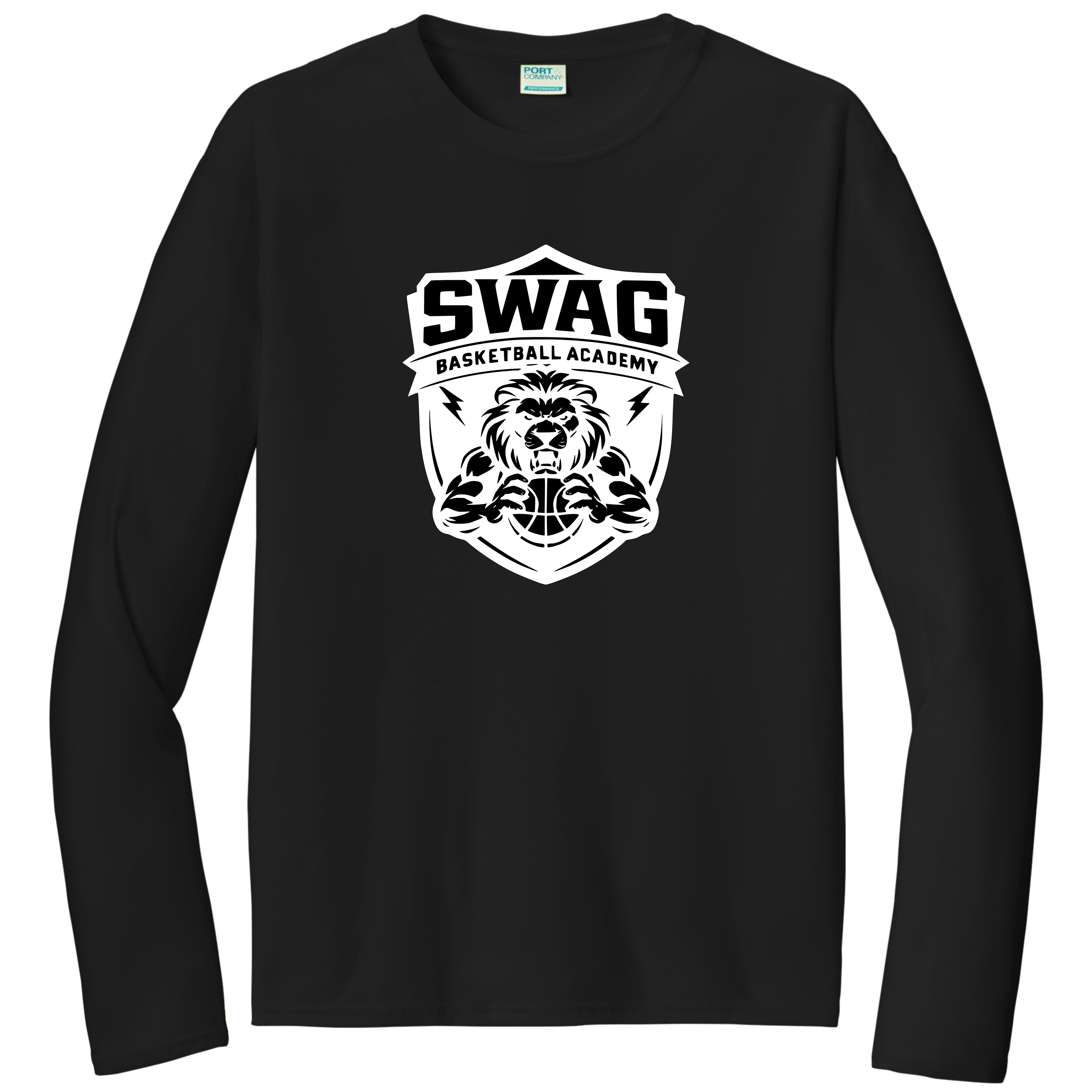 Swag Dri Fit Long Sleeve Fan Shirt - Black