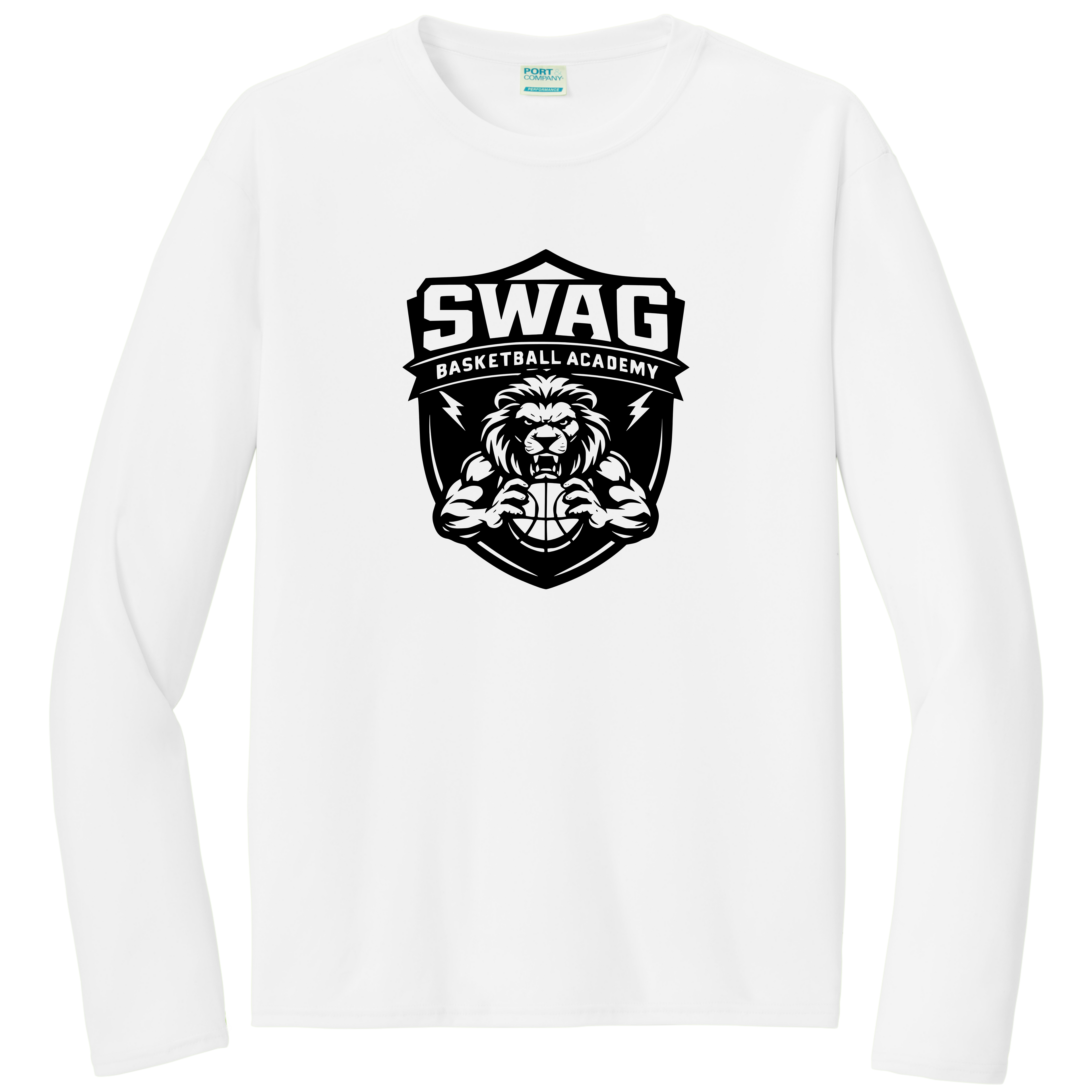 Swag Dri Fit Long Sleeve Fan Shirt - White
