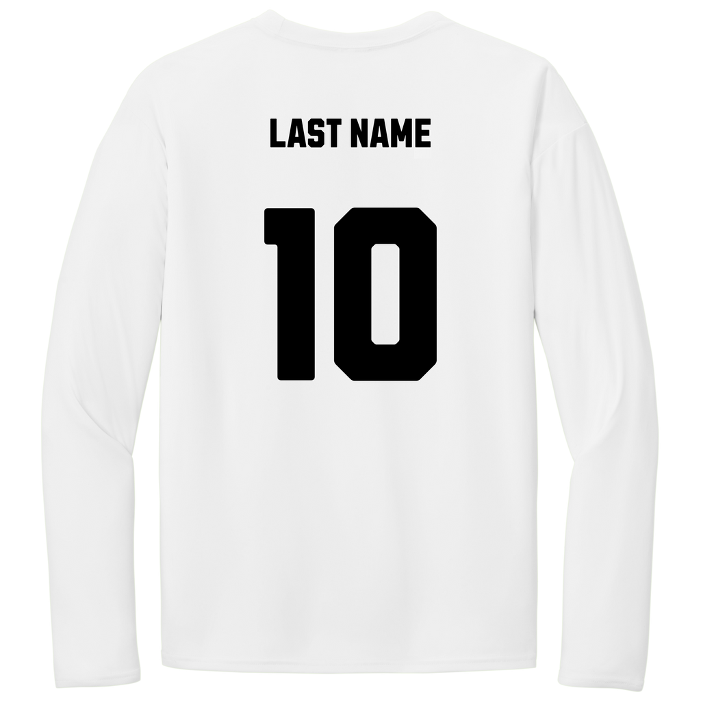 Swag Dri Fit Long Sleeve Fan Shirt - White